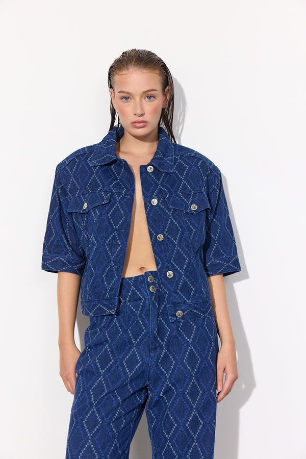 HUNKØN Trinity jacket Jackets Dark Denim