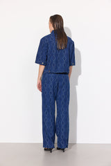 HUNKØN Trinity trousers Trousers Dark Denim
