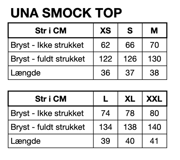 HUNKØN Una Smock top Tops Patchwork