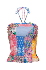 HUNKØN Una Smock top Tops Patchwork