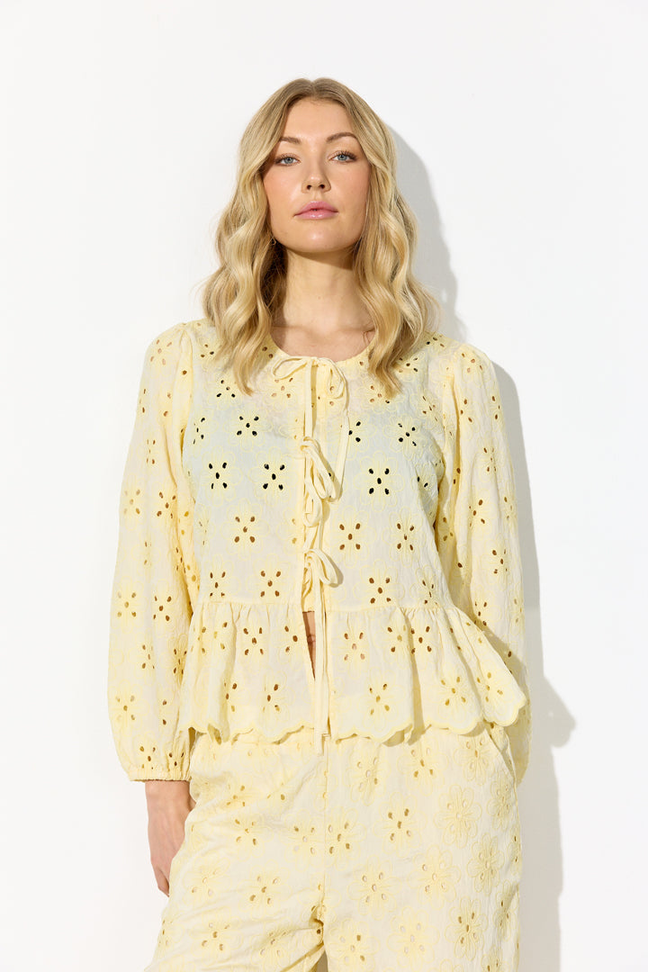 HUNKØN Vanya Shirt Shirts Soft Yellow
