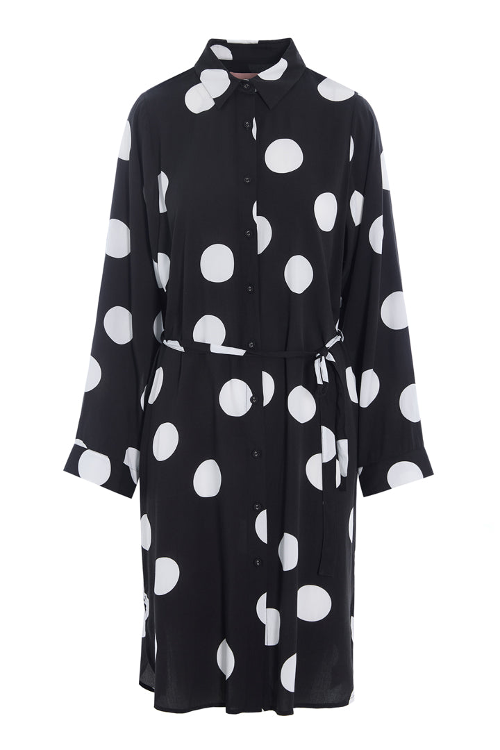 HUNKØN Vicky Shirtdress Dresses Big Dots