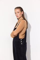 HUNKØN Vilda Overalls Jumpsuits Black