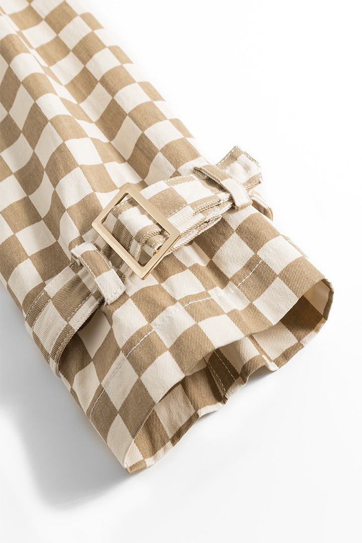 HUNKØN Viper Jacket Jackets Brown Checked