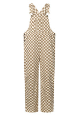 HUNKØN Viper Overalls Jumpsuits Brown Checked