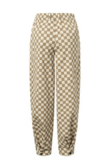 HUNKØN Viper Trousers Trousers Brown Checked