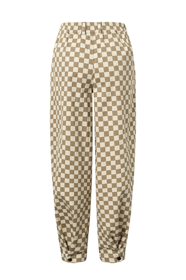 HUNKØN Viper Trousers Trousers Brown Checked