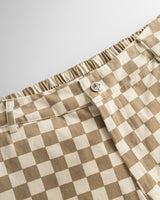 HUNKØN Viper Trousers Trousers Brown Checked