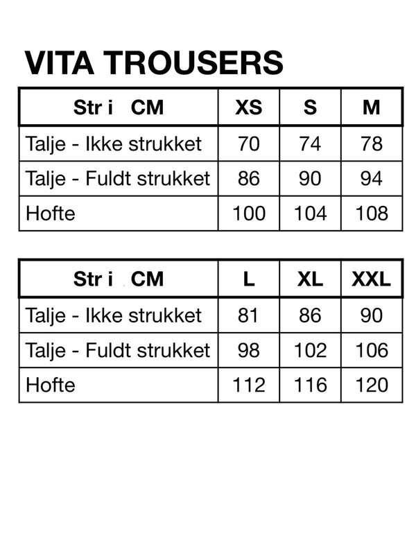 HUNKØN Vita Trousers Trousers Beige