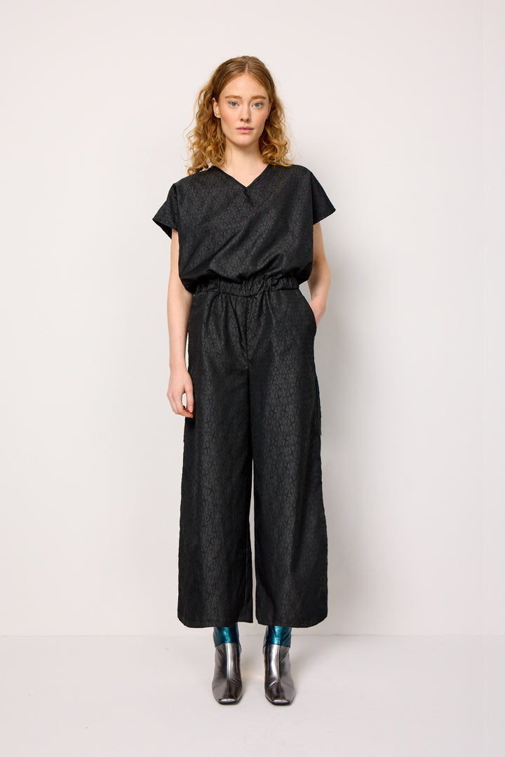 HUNKØN Whitney Jumpsuit Jumpsuits Black