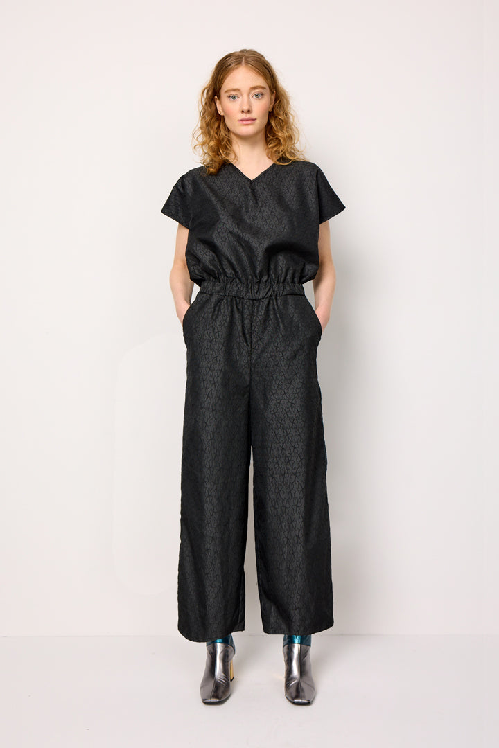 HUNKØN Whitney Jumpsuit Jumpsuits Black