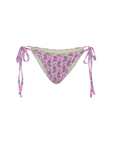 HUNKØN Wilma Bikini Bottom Swimwear Pink Sneaking Tiger Art Print