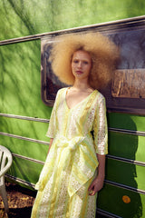 HUNKØN Yvonne Dress Dresses Citrus