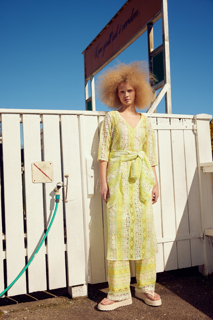 HUNKØN Yvonne Dress Dresses Citrus