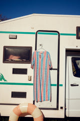 HUNKØN Yvonne Dress Dresses Pink and Blue