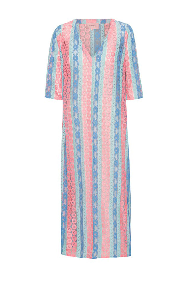 HUNKØN Yvonne Dress Dresses Pink and Blue