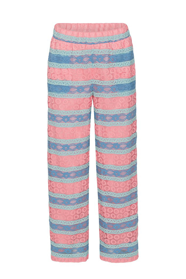 HUNKØN Yvonne Trousers Trousers Pink and Blue