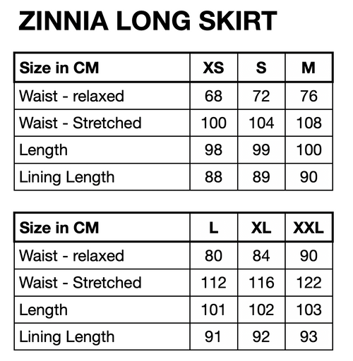 HUNKØN Zinnia Long Skirt Skirts Black