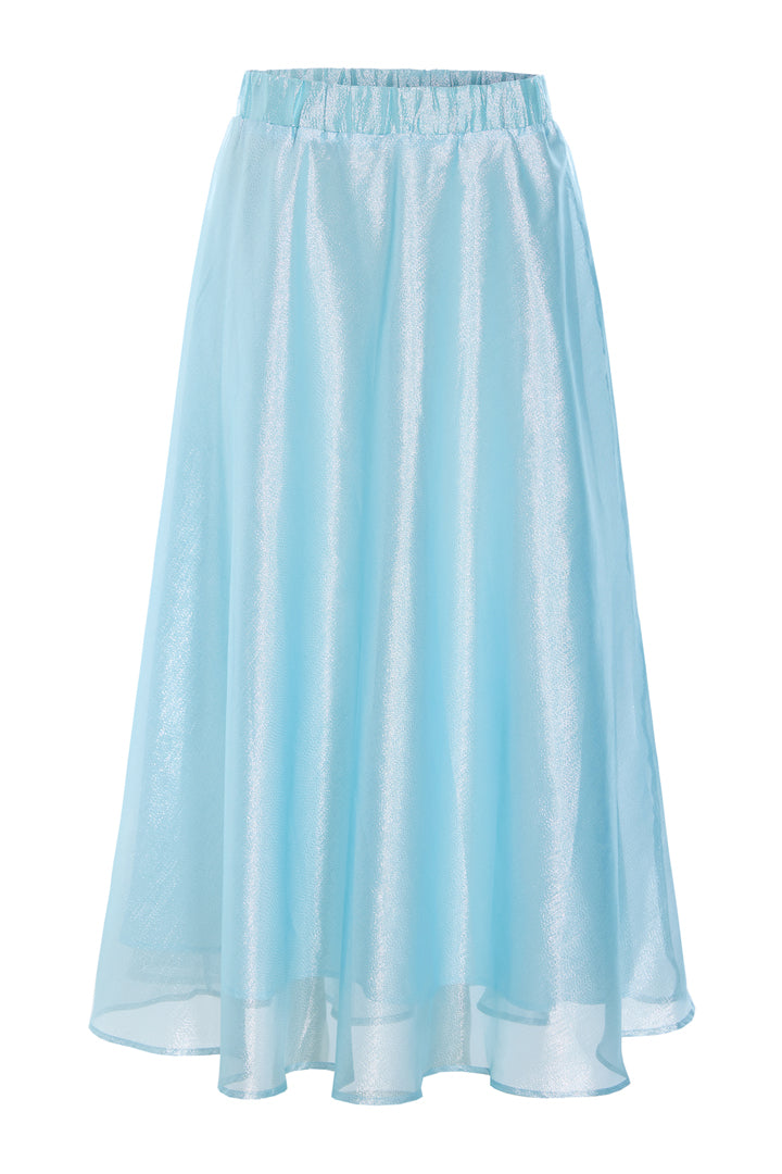 HUNKØN Zinnia Long Skirt Skirts Blue