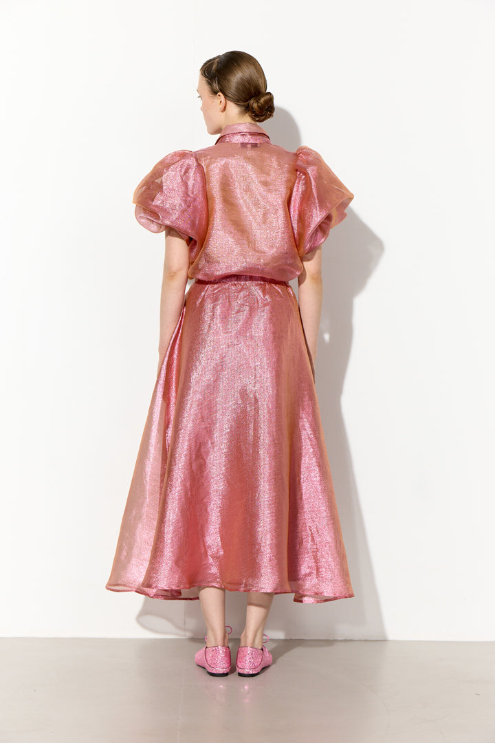 HUNKØN Zinnia Long Skirt Skirts Dusty Rose