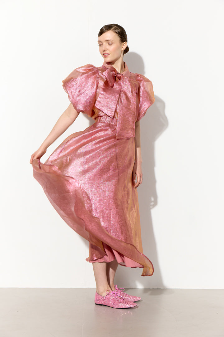 HUNKØN Zinnia Long Skirt Skirts Dusty Rose