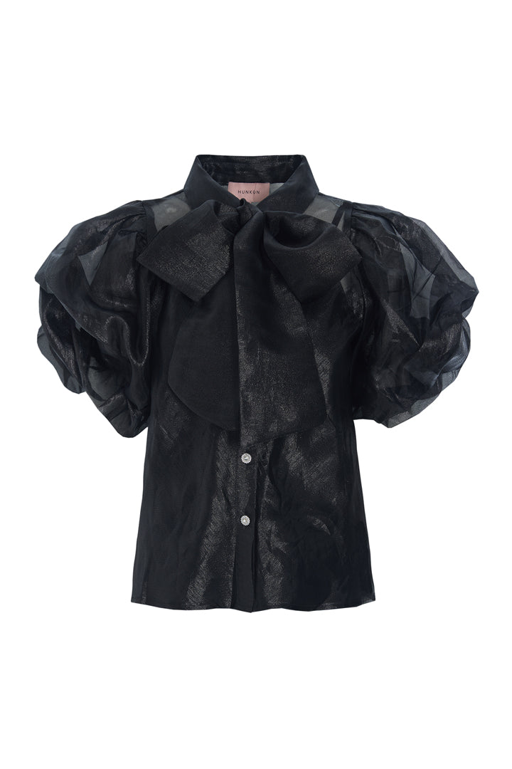 HUNKØN Zinnia Shirt Shirts Black
