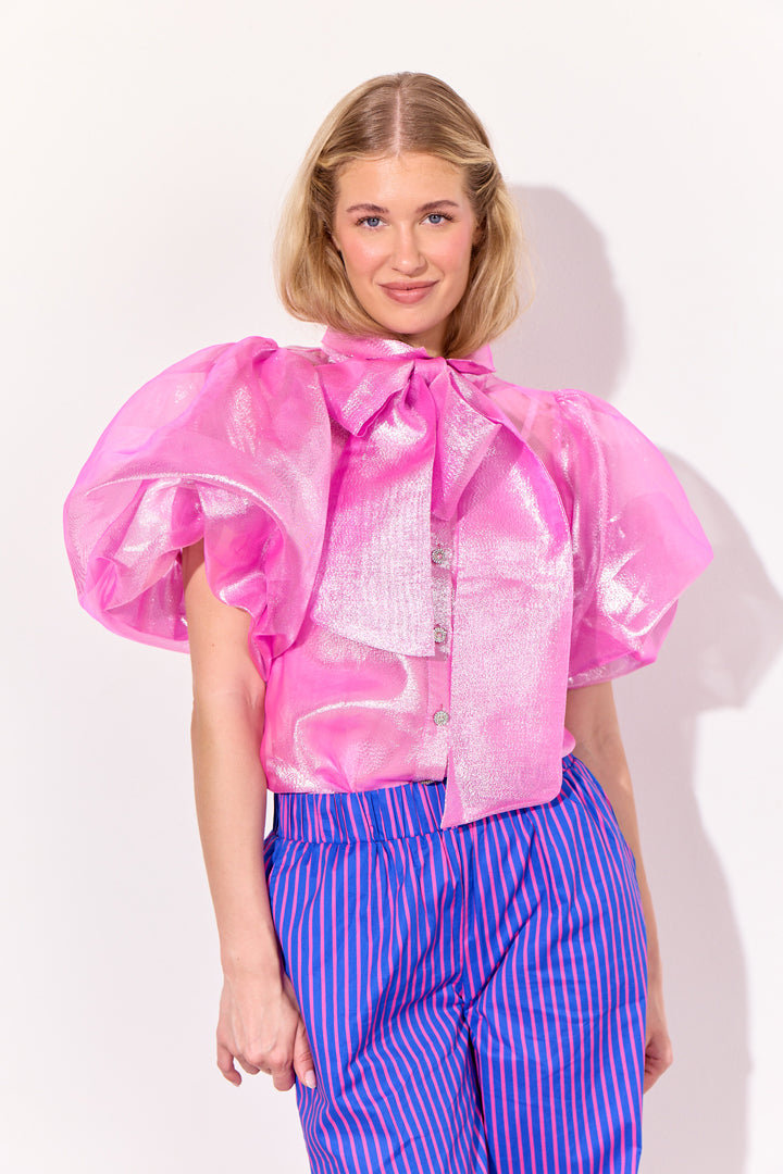 HUNKØN Zinnia Shirt Shirts Hot Pink
