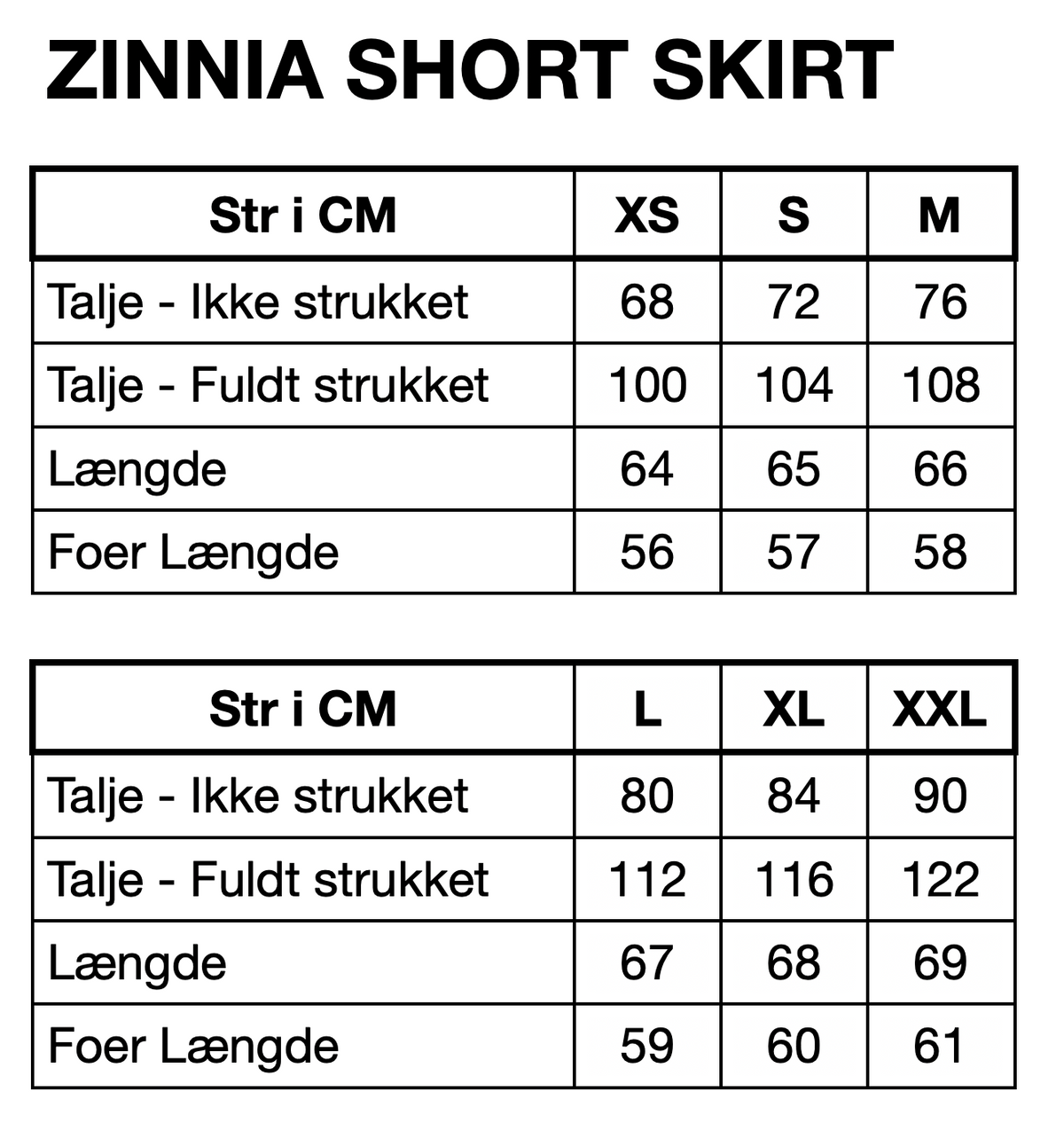 HUNKØN Zinnia Short Skirt Skirts Black