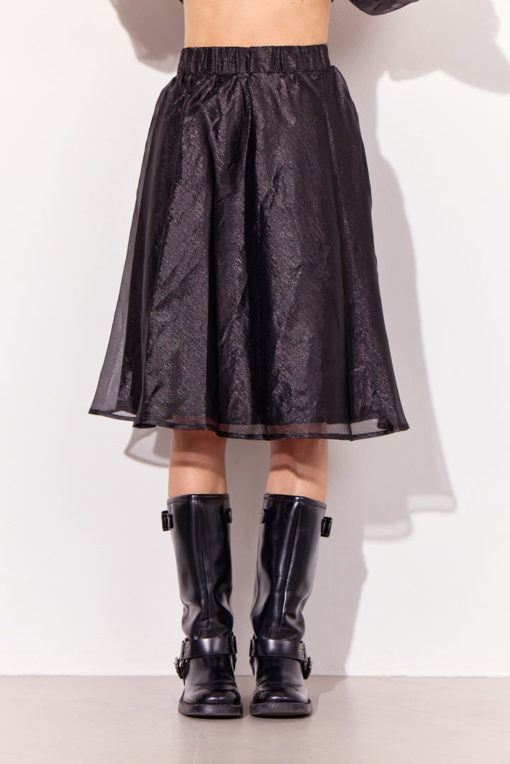 HUNKØN Zinnia Short Skirt Skirts Black