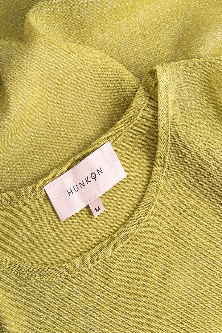 HUNKØN Zion Dress Dresses Golden lime