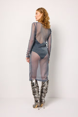 HUNKØN Zion Dress Dresses Steel Grey
