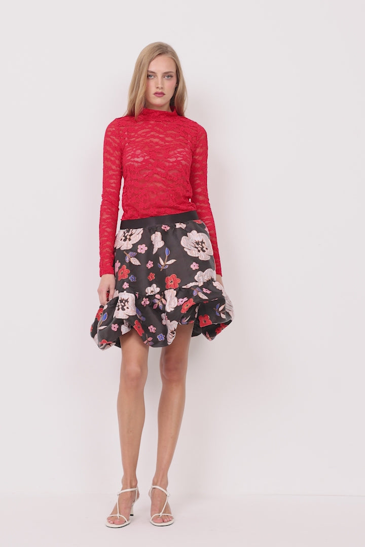 HUNKØN Helle Skirt Skirts Floral
