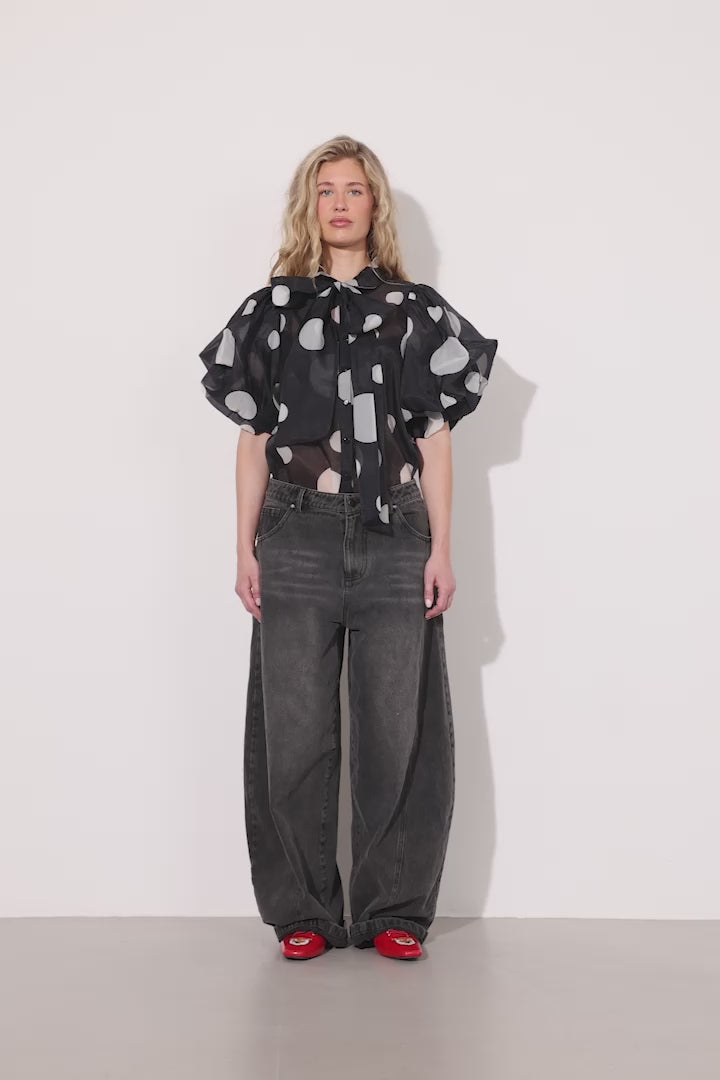 HUNKØN Blair Shirt Shirts Black