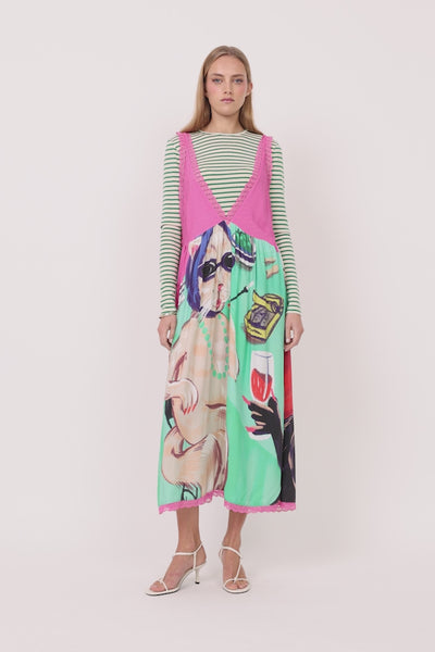 HUNKØN Thit Dress Dresses Cocktails with Cats Art Print