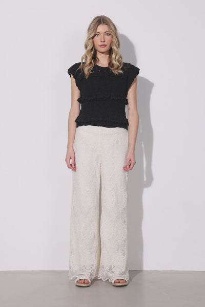HUNKØN Sienna Knit Top Tops Black
