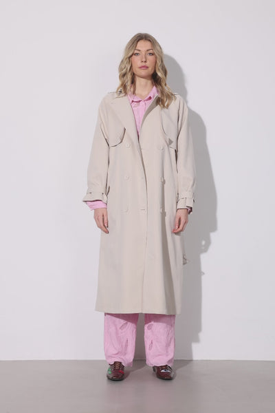 HUNKØN Gunilla Trenchcoat Coats Cream