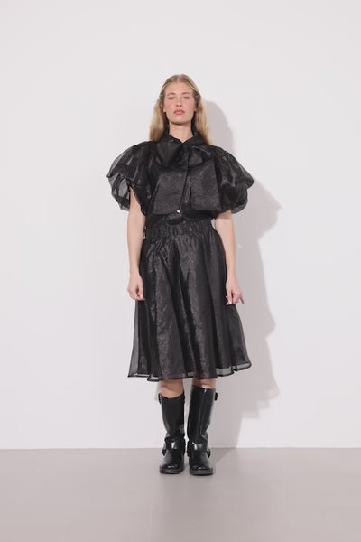 HUNKØN Zinnia Shirt Shirts Black
