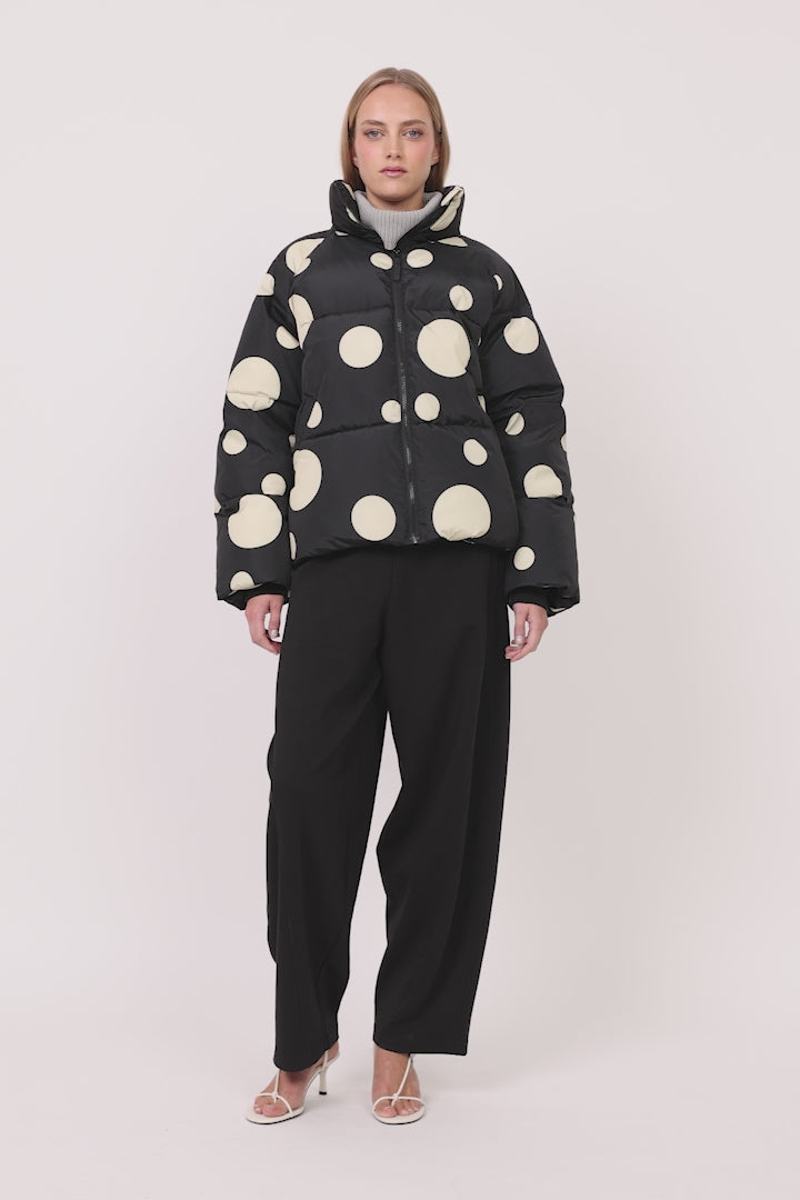 HUNKØN Arabella Bomberjacket Jackets Black