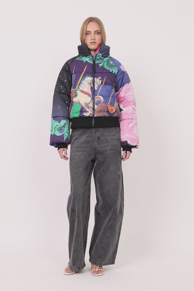 HUNKØN Kiwi Bomberjacket Jackets Dream Fairground Art Print