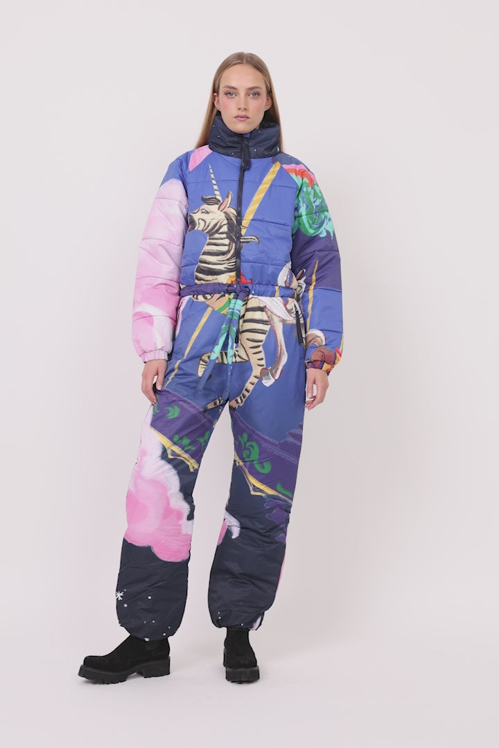 HUNKØN Kiwi Snowsuit Jumpsuits Dream Fairground Art Print