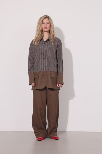 HUNKØN Irena Trousers Trousers Brown