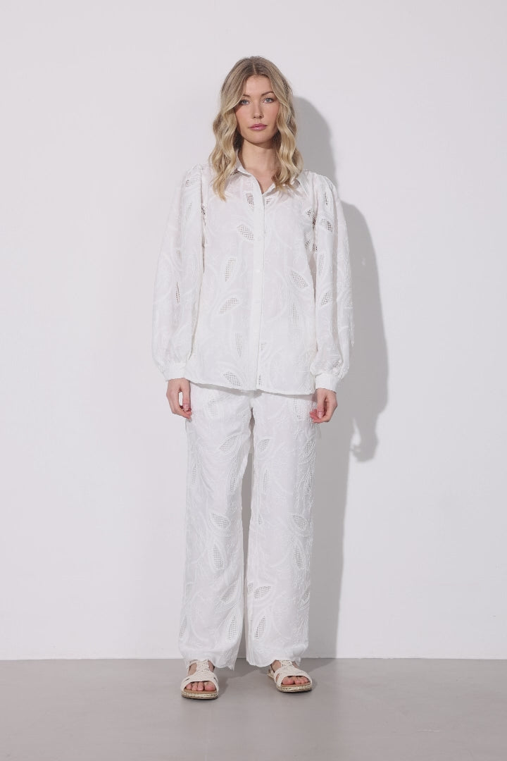 HUNKØN Orla Shirt Shirts White