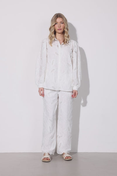 HUNKØN Orla Shirt Shirts White