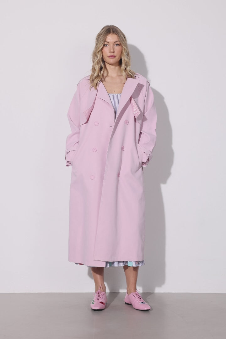 HUNKØN Gunilla Trenchcoat Coats Rose
