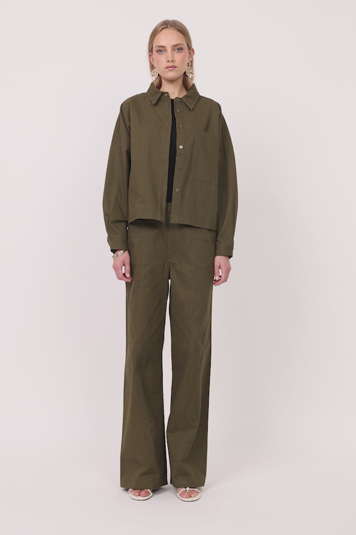 HUNKØN Camden Shirt Shirts Hunter Green