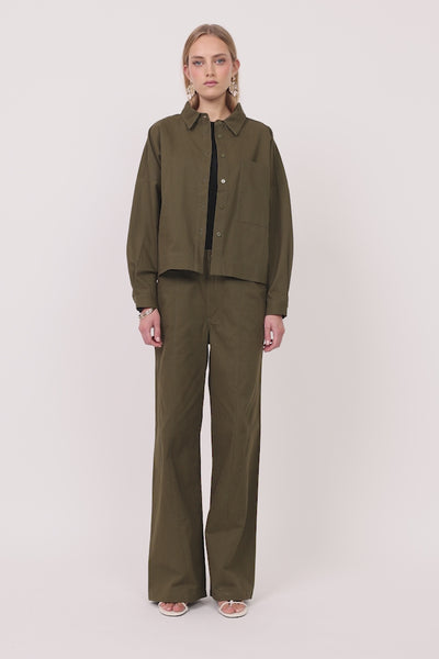 HUNKØN Camden Shirt Shirts Hunter Green