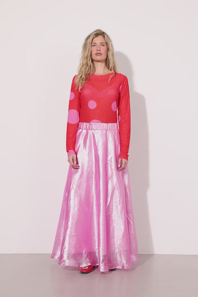 HUNKØN Zinnia Long Skirt Skirts Hot Pink