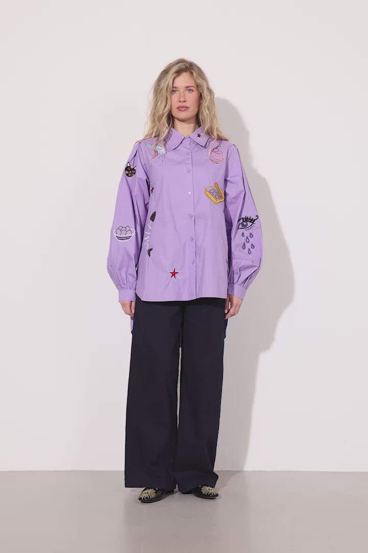 HUNKØN Sasha Shirt Shirts Lavender