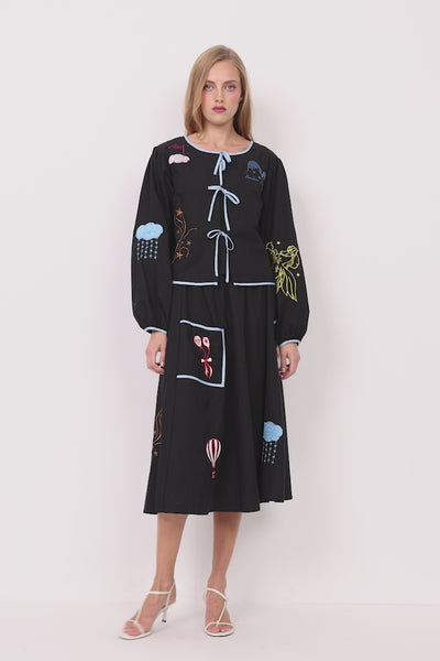 HUNKØN Nicole Shirt Shirts Black