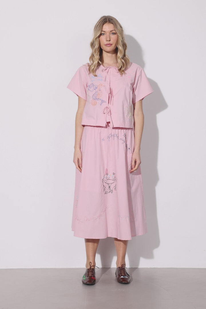 HUNKØN Nima Skirt Skirts Rose
